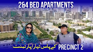 2 amp 4 Bed Apartments Ready For Possession  FB Tower  Quaid Commercial  Bahria Town Karachi [upl. by Erdua]