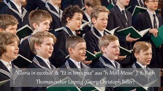 Thomanerchor Leipzig  quotGloria in excelsisquot amp quotEt in terra paxquot aus quothMollMessequot JS Bach 2013 [upl. by Malcom]