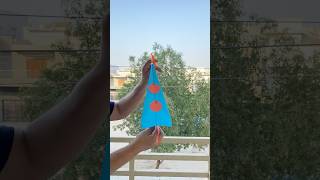 Very Far Away Fly Of The Boeing Origami Paper Airplane [upl. by Orips]