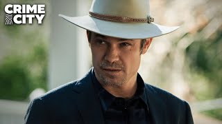 Raylan Gives Quarles 24 Hours to Clear Out  Justified Timothy Olyphant [upl. by Chance]