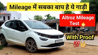 TATA Altroz Mileage Test 🔥 Altroz Diesel Mileage 👍 Altroz 2024 [upl. by Notwal762]