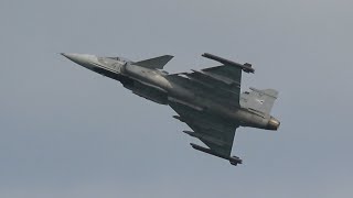 SAAB JAS 39 GRIPEN  HUNGARIAN AIR FORCE  CAORLE AIR SHOW 2024 PROVE [upl. by Ennairrek929]