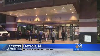 Detroit Residents Experience Underground Explosions [upl. by Lilac]