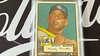 My Top 25 Mickey Mantle Baseball cards  Complete Player Run [upl. by Ursulette]