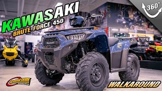 Walkaround  2025 Kawasaki Brute Force® 450 4x4 [upl. by Ellehcirt]