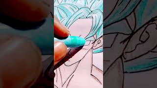 Goku or kakarot 😱💯art goku challenge trending shortsviral [upl. by Ambrosius221]