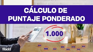 Cálculo de Puntaje Ponderado  PAES Admisión 2023  Explicación Completa Filadd [upl. by Lusa]