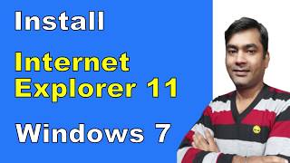 how to install internet explorer 11 in window 7  2022 [upl. by Adis]