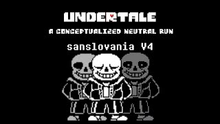 undertaleA Conceptualized neutral run sanslovania V4 OSTMCprogamervnTM [upl. by Lierbag]