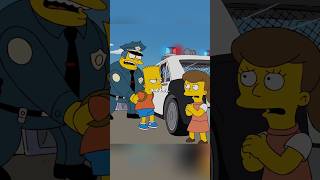 Bart gets arrested in the school 👮‍♂️🚔  The Simpsons thesimpsons bartsimpson [upl. by Pelagias510]