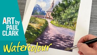 How to Paint Dark Shadows amp Dappled Light in Watercolour [upl. by Torosian459]