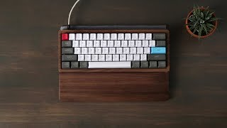 Custom 60 with Wood Case Sound Test  Kailh Box Brown [upl. by Kincaid]