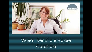 Visura rendita e valore catastale [upl. by Stefa]