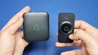 Unboxing Install Review AVANTEK D3B Wireless Doorbell Waterproof Kit Operating 52 Melodies [upl. by Olly418]