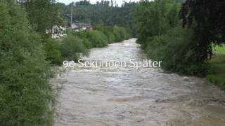 Flash Flood in der Töss 22072016 [upl. by Koorb611]