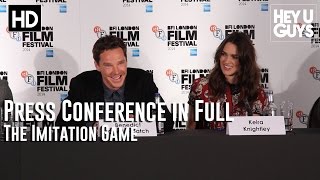 The Imitation Game Press Conference In Full  Benedict Cumberbatch HD [upl. by Thomasine]