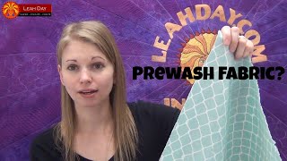 Do You Prewash Fabric for Quilting Great Quilting Debate with Leah Day Podcast Episode 36 [upl. by Normandy]