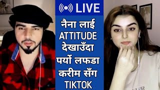 Naina shohil tiktok live video  Naina lai attitude dekhaudai naina patha padhaudai 🇵🇰 [upl. by Dobbins]