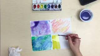 Watercolor Techniques for kids [upl. by Trudy710]