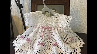 🌺 FREE 🌺CÓMO TEJER ESTE VESTIDO DE ABANICOS PARA NIÑA  CROCHET FÁCIL  YO TEJO CON LAURA CEPEDA [upl. by Marcile]