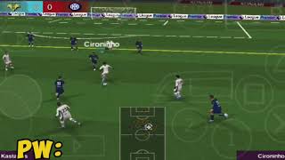 HALLAS VERONA VS INTER  PES PPSSPP 24 GAMEPLAY 3 [upl. by Argela]