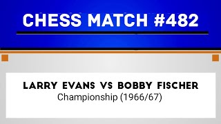 Larry Evans vs Bobby Fischer • Championship 196667 [upl. by Enenaej]