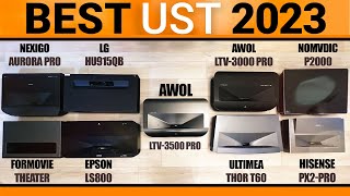 Best Ultra Short Throw Projectors 2023 UST  AWOL LTV3500 Pro Nexigo Aurora Pro Epson LS800 [upl. by Tatianas]