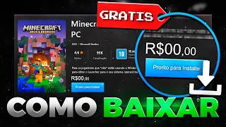 🔥 MINECRAFT FICOU de GRAÇA no SITE OFICIAL 5 MÉTODOS [upl. by Patsis]