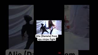 Alie from spy ninjas FIGHT💜 fighting fight viral funny [upl. by Tirrej]