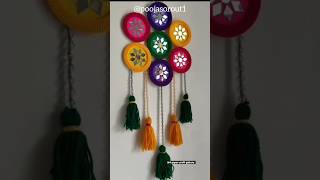 Diy beautiful wall hanging items trending viralsong shorts wallhanging [upl. by Ellened]