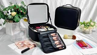 Relavel Makeup Bag with Light Up Mirror [upl. by Metts]