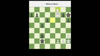 Daily Chess Puzzle 0785 ELO Rating 1859 Next Brilliant Move chess chesscom brilliant Chesscom [upl. by Gwennie272]