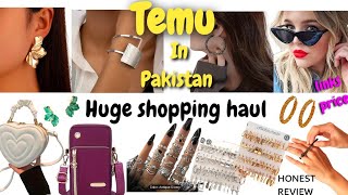 TEMU shopping haul in pakistan  honest reviews  price Quailty amp affordable [upl. by Adialeda]