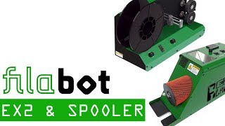 Filabot EX2 and Filabot Spooler  Making Filament for 3D Printing [upl. by Suckram]