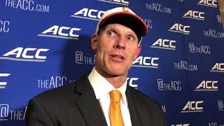 Coach Venables talks ACC Championship win [upl. by Joice67]