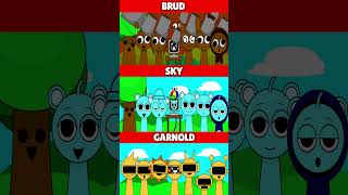 Incredibox Sprunki Brud VS Sky VS Garnold MIX VERSION [upl. by Agathy]