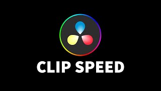 How To Adjust Clip Speed  DaVinci Resolve 18 Tutorial [upl. by Ulyram]