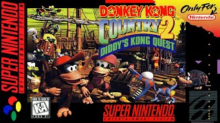 Donkey Kong Country 2 Diddy Kongs Quest  SNES  Full Game  Longplay Gameplay  No Commentary [upl. by Blum336]