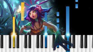 League of Legends  Neeko Theme  Piano Tutorial [upl. by Brandi]