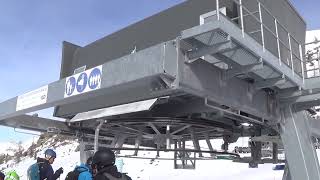 Risalita integrale seggiovia CCM quotCretequot  Montgenèvre Fra  Télésiège  Telesilla  Chairlift [upl. by Imailiv286]