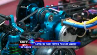 Kemeriahan Kompetisi Mobil Tamiya di Jakarta  NET24 [upl. by Aicilana]