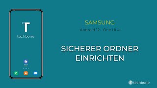 Sicherer Ordner einrichten  Samsung Android 12  One UI 4 [upl. by Akyeluz]