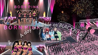 VLOG KESEHARIAN MEMBER BLACKPINK  KONSER  SHOOTING  CELEBRITY LIFE✨ Sakura School Simulator [upl. by Submuloc790]