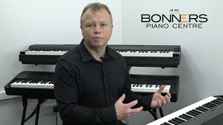 Kawai ES8 vs Yamaha P255 vs Roland FP90  Portable Piano Test [upl. by Acimot]