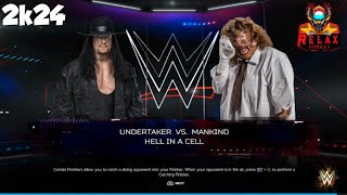 Undertaker Vs Mankind Hell In A Cell2k24 [upl. by Aicinad]