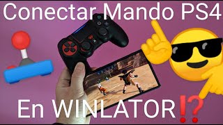 📱🎮 Como USAR el MANDO de PS4 en WINLATOR FÁCIL y RÁPIDO [upl. by Blaine131]