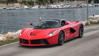 BEST OF Ferrari LaFerrari  LOUD Accelerations Drag Race amp Revving [upl. by Sarene]