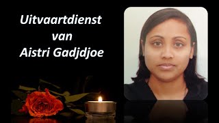 LIVESTREAMING  Uitvaartdienst en crematie van Aistri Gadjdjoe [upl. by Nywde]