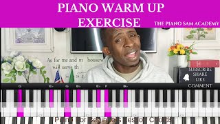 PIANO EXERCISE  CIRCLE OF FOURTHS  5  1Dominante to Tonic [upl. by Seugram]