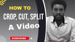 How to edit Video Cut Split Crop graphicdesign videoediting [upl. by Nnylyma118]